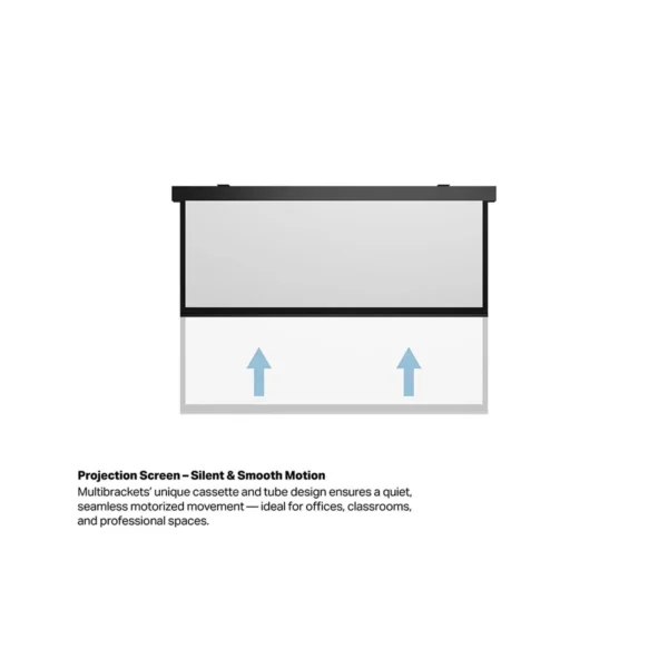 Multibrackets M 16:10 Motorized Proj Screen 193,9×121,2, 90″ Black Ed