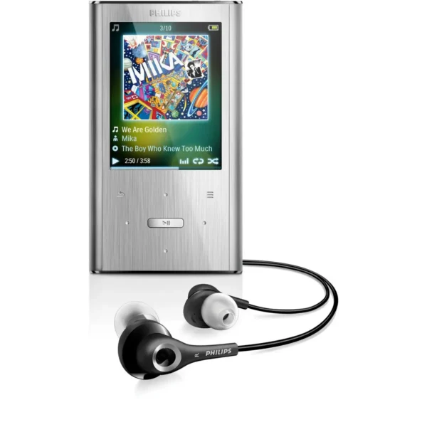Philips GoGear SA2ARA04S/02 MP3/MP4 player 4 GB Metallic