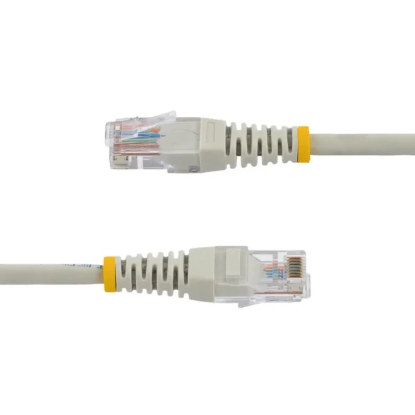 StarTech.com Cat5e Patch Cable with Molded RJ45 Connectors – 10 ft. – Gray