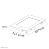 Neomounts IPAD2N-UN20BLACK Tablet wall mount 9.7″ – lockable