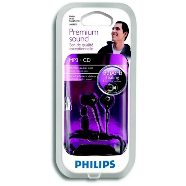 Philips SHE9500/37 headphones/headset Wired In-ear Black