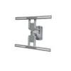 Neomounts TV/Monitor Wall Mount (2 pivots & tiltable) for 32″-60″ Screen – Silver