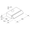 Candy CE 61 X Built-under Stainless steel 171 m³/h