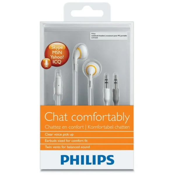 Philips SHM3600/27 headphones/headset Wired In-ear Office/Call center White