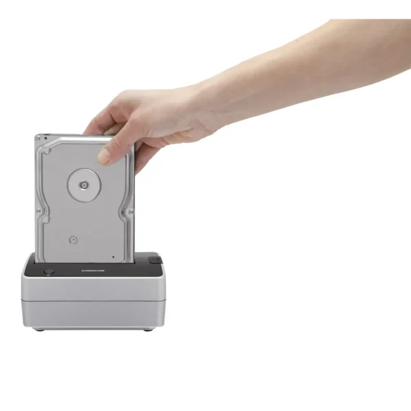 Freecom Hard Drive Dock Quattro Black, Silver