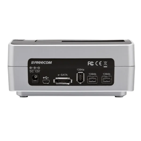 Freecom Hard Drive Dock Quattro Black, Silver