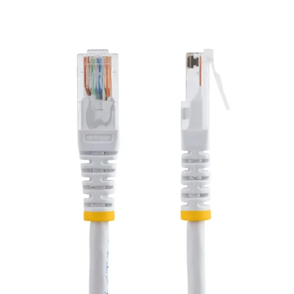 StarTech.com Cat5e Patch Cable with Molded RJ45 Connectors – 10 ft. – White