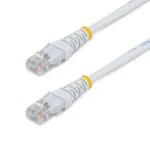 StarTech.com Cat5e Patch Cable with Molded RJ45 Connectors – 10 ft. – White