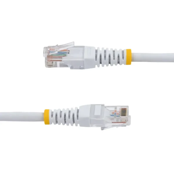StarTech.com Cat5e Patch Cable with Molded RJ45 Connectors – 10 ft. – White