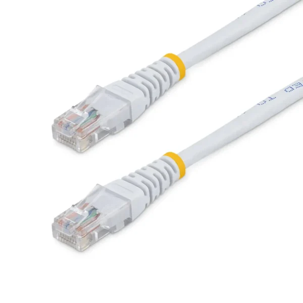 StarTech.com Cat5e Patch Cable with Molded RJ45 Connectors – 10 ft. – White