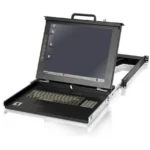 LevelOne 15″ LCD KVM Rack Console, English K/B