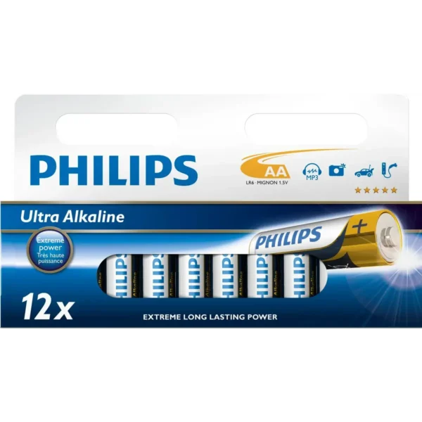 Philips Ultra Alkaline Battery LR6E12B/10