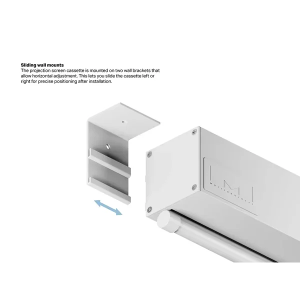 Multibrackets M 1:1 Manual Projection Screen 200×200, 112″ White Edition