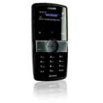 Philips Xenium CT9A9WBLK/00 mobile phone 4.9 cm (1.93″) 90 g Black, Brown
