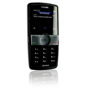 Philips Xenium CT9A9WBLK/00 mobile phone 4.9 cm (1.93″) 90 g Black, Brown
