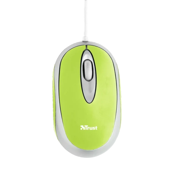 Trust Mini Travel – Lime mouse USB Type-A Optical
