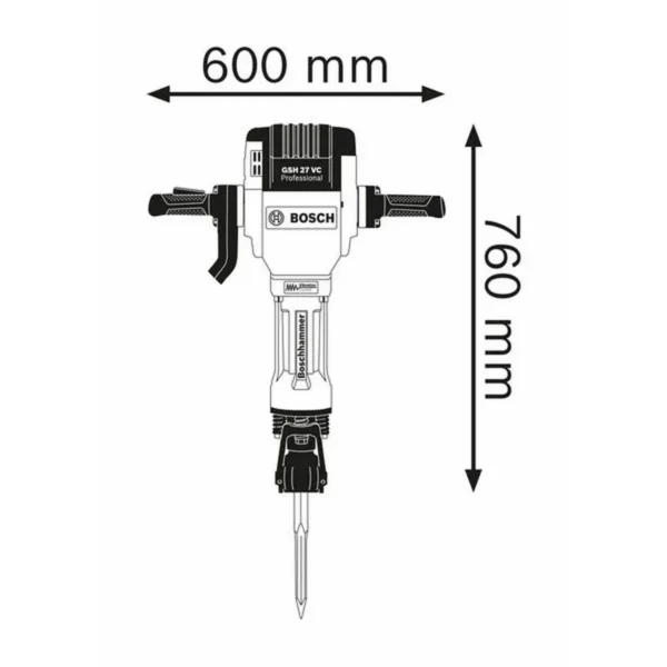 Bosch 0 611 30A 000 rotary hammer 2000 W