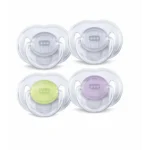Philips AVENT SCF124/01 baby pacifier Classic baby pacifier Silicone Translucent