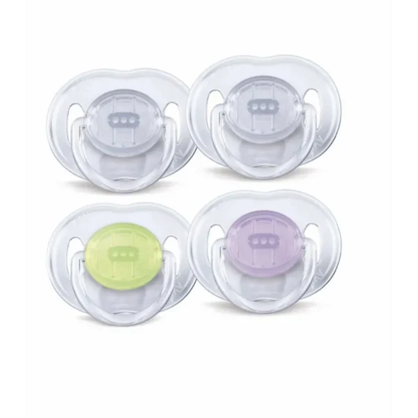 Philips AVENT SCF124/01 baby pacifier Classic baby pacifier Silicone Translucent