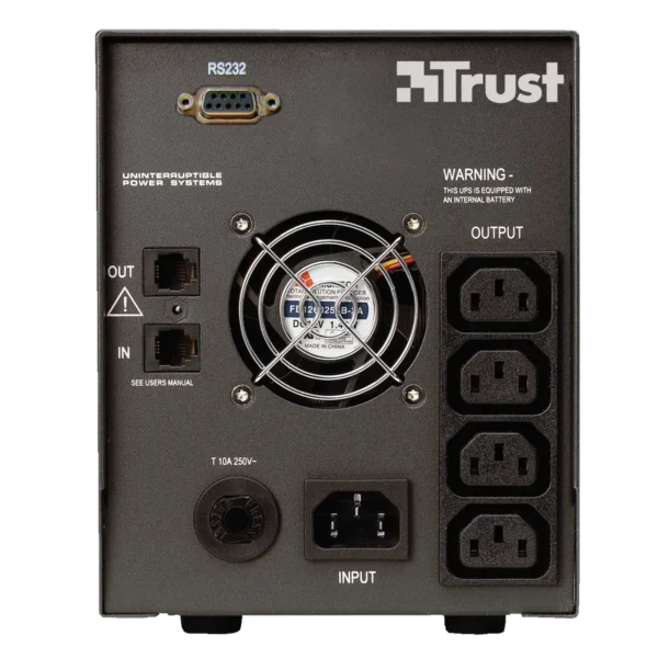 Trust 1200VA Management UPS PW-4120M uninterruptible power supply (UPS) 1.2 kVA