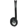 Manhattan Stereo On-Ear Headphones (3.5mm), Adjustable Split Headband, Foam Earpads, Speaker 80W max, Standard 3.5mm stereo jack/plug for audio output, cable 2.2m, Black, Three Year Warranty