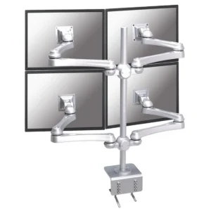 Neomounts FPMA-D930D-4 monitor mount / stand 61 cm (24″) Desk Silver
