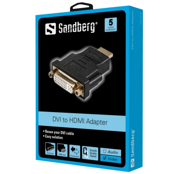 Sandberg Adapter DVI-F – HDMI-M