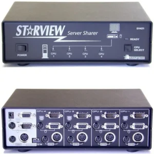 Neomounts SV421 KVM switch Rack mounting Black