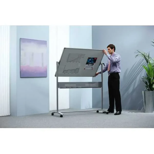 Nobo Impression Pro Steel Magnetic Mobile Whiteboard 1500x1200mm