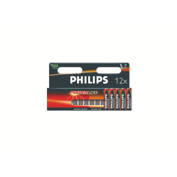 Philips PowerLife LR03PC12C AAA Alkaline Battery