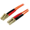 StarTech.com 30m Fiber Optic Cable – Multimode Duplex 50/125 – LSZH Fiber Jumper Cord – LC/LC