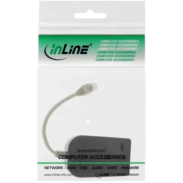 InLine ISDN Splitter 1 -> 8, 0.15m, with resistors