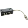 InLine ISDN Splitter 1 -> 8, 0.15m, with resistors