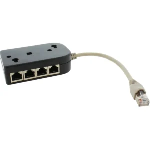 InLine ISDN Splitter 1 -> 8, 0.15m, with resistors