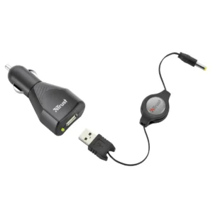 Trust PSP Car Charger USB PW-2993p power adapter/inverter Black