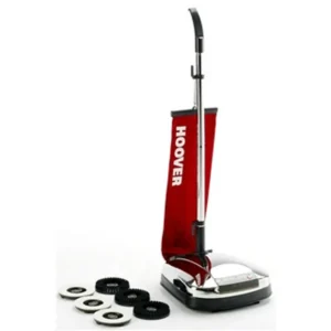Hoover F38PQ floor polisher/sander Chrome, Red