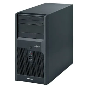 Fujitsu ESPRIMO P2550 Intel® Pentium® E5300 1 GB DDR2-SDRAM 160 GB NVIDIA® GeForce® 7050 Windows 7 Professional Mini Tower PC Black