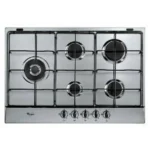 Whirlpool AKR317/IX hob Stainless steel Built-in Gas 5 zone(s)