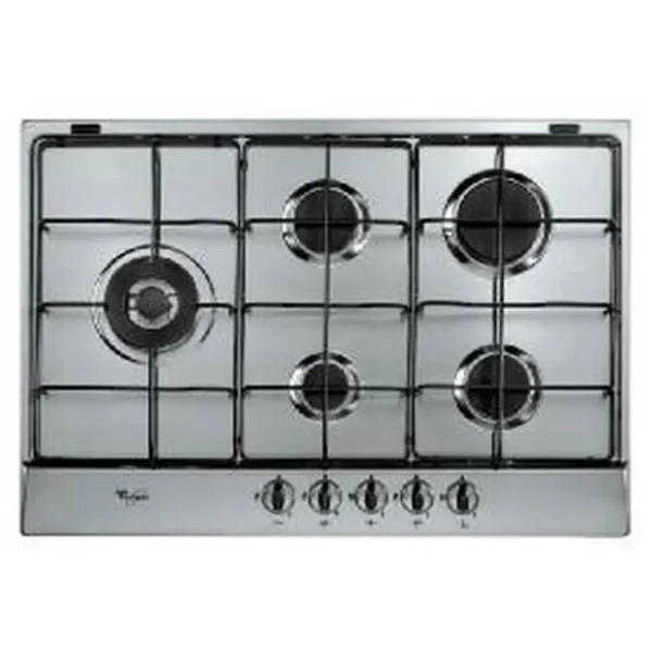 Whirlpool AKR317/IX hob Stainless steel Built-in Gas 5 zone(s)