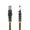 StarTech.com Cat5e Patch Cable with Molded RJ45 Connectors – 6 ft. – Black