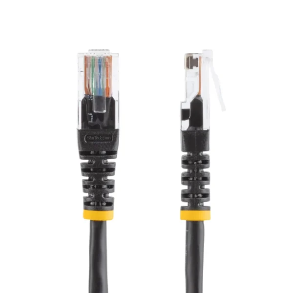 StarTech.com Cat5e Patch Cable with Molded RJ45 Connectors – 6 ft. – Black