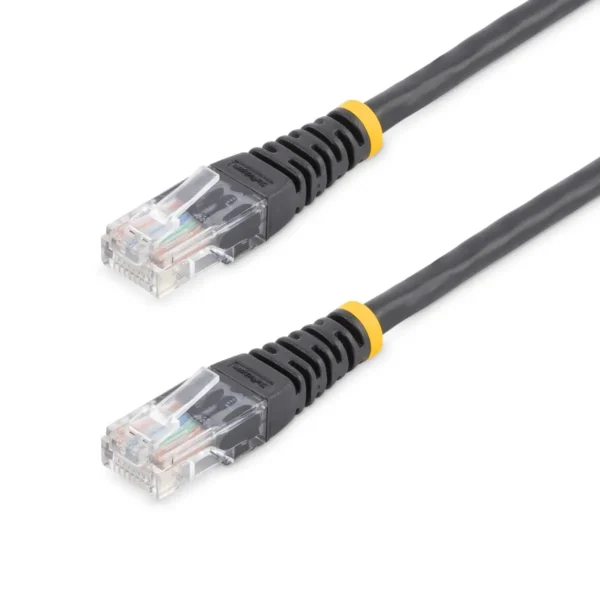 StarTech.com Cat5e Patch Cable with Molded RJ45 Connectors – 6 ft. – Black