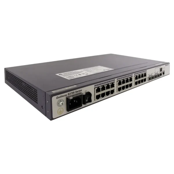 Huawei S3700-28TP-SI-AC Managed L2/L3/L4 Gigabit Ethernet (10/100/1000) 1U Black, Grey