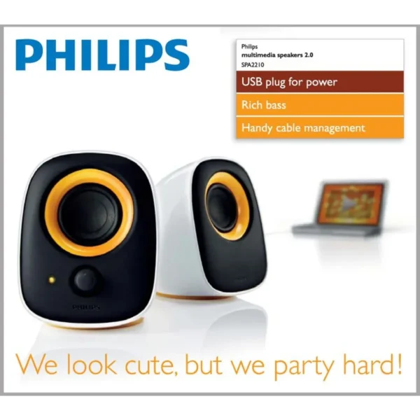 Philips Notebook USB speakers SPA2210/10