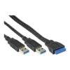 InLine Front Panel for 3.5″ Bay 4x USB 3.0