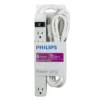 Philips SPS1060R/17 power extension 2.4 m 6 AC outlet(s) White
