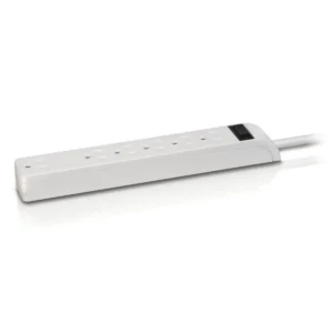 Philips SPS1060R/17 power extension 2.4 m 6 AC outlet(s) White