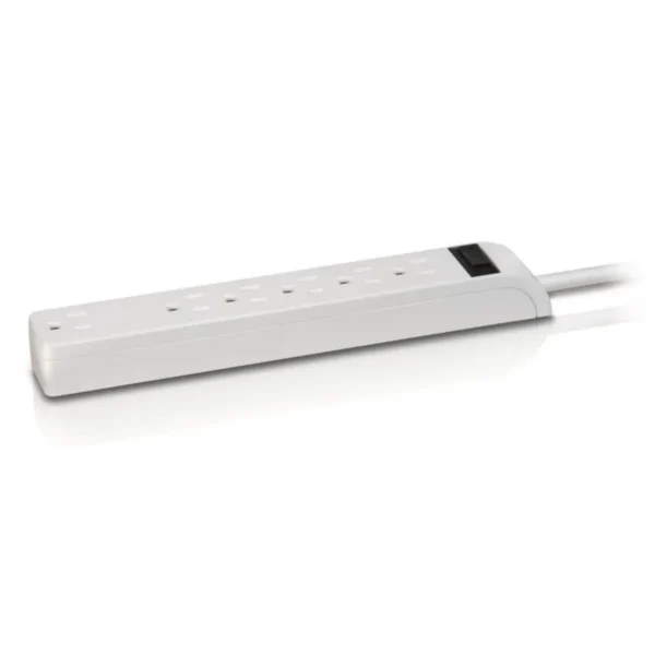 Philips SPS1060R/17 power extension 2.4 m 6 AC outlet(s) White