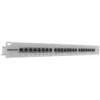 Intellinet Patch Panel, Cat6, FTP, 24-Port, 1U, Shielded, 90° Top-Entry Punch-Down Blocks, Grey