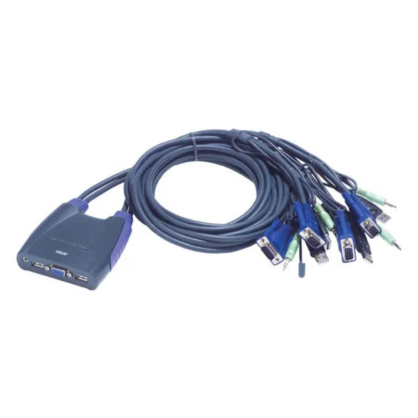 ATEN CS64U KVM switch Black